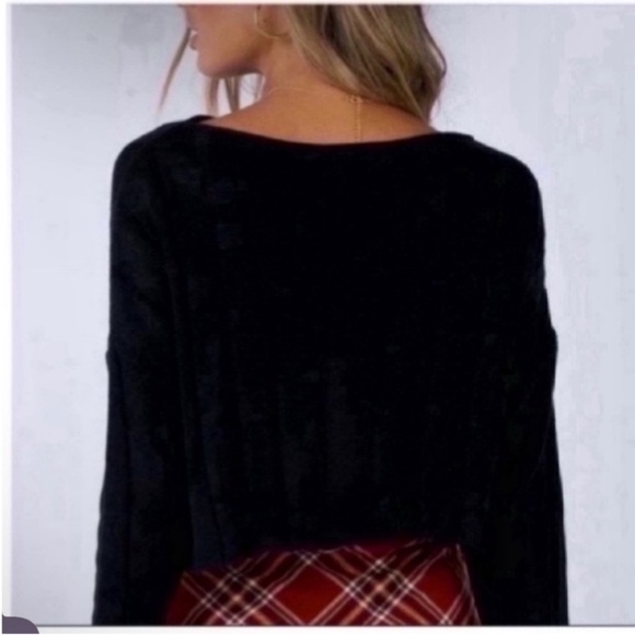 Princess Polly Black Sweater - Picture 2 of 3